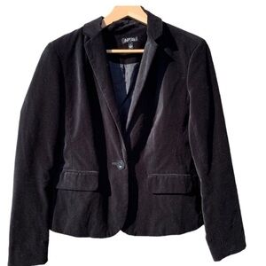 APT 9 size 4 velvet black jacket
